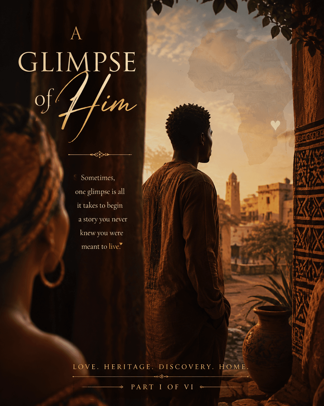 A glimpse of him.